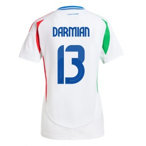 Italien Matteo Darmian #13 Replika Udebanetrøje Dame EM 2024 Kortærmet